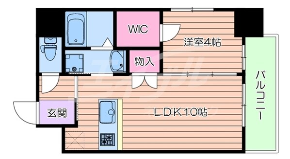 サムティ江坂JuReveの物件間取画像